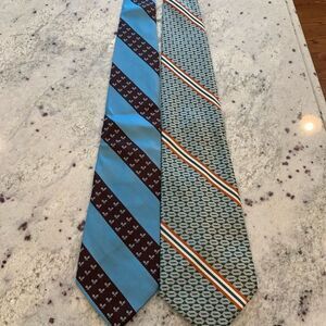 Vintage Men’s Neck Ties Set of 2
